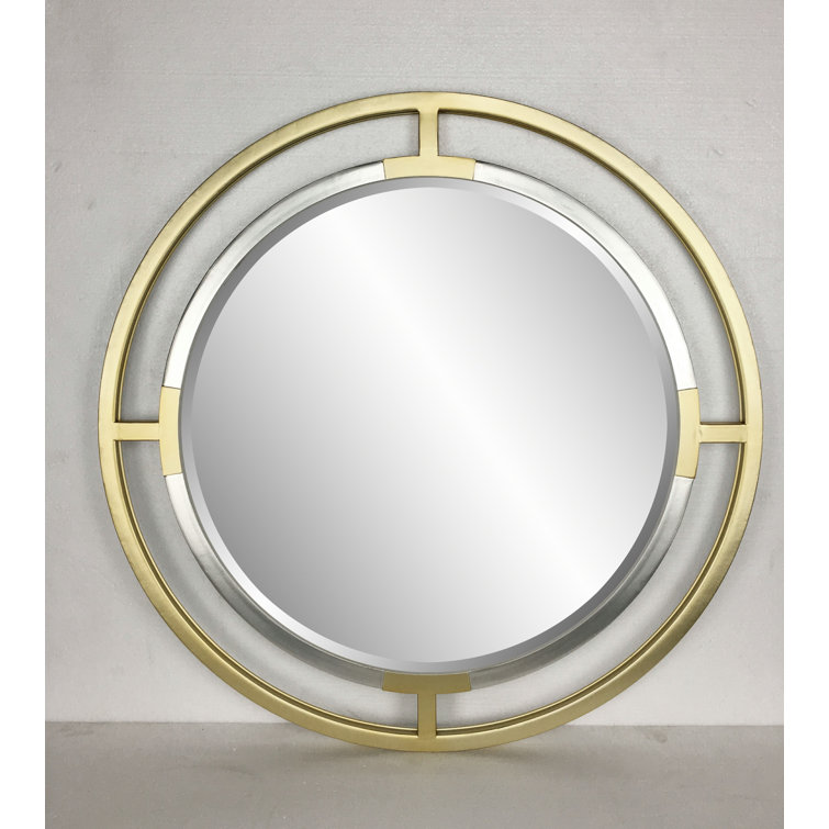 Everly Quinn Round Metal Wall Mirror Wayfair